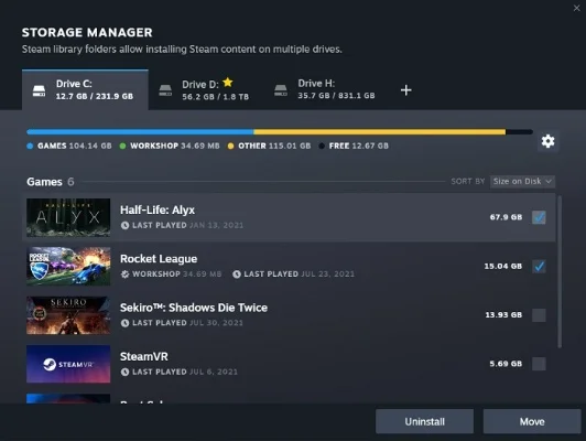 Steam游戏库存管理：删除与恢复指南