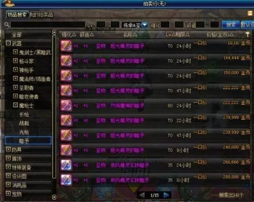 DNF圣物装备获取、处理与交易指南