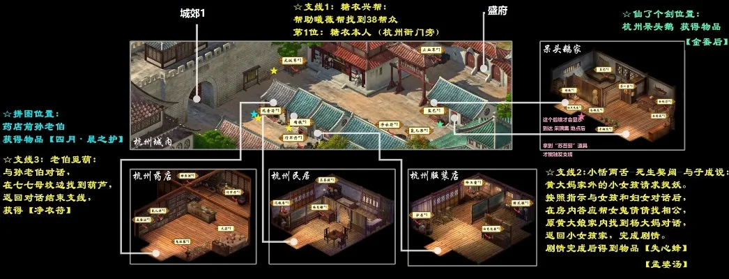 仙剑2隐藏物品及支线任务　仙剑2隐藏物品及支线任务攻略