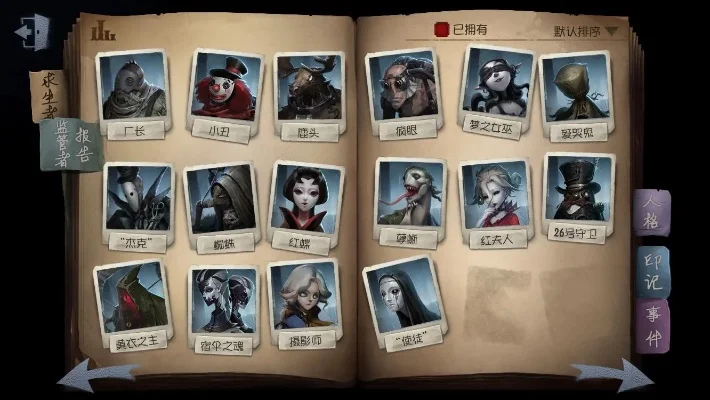 第五人格角色人气与实力排名解析