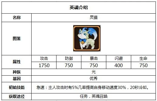 灵猫技能搭配攻略及获取方法详解