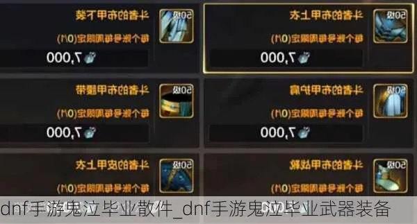 dnf手游鬼泣毕业饰品-鬼泣毕业饰品解析