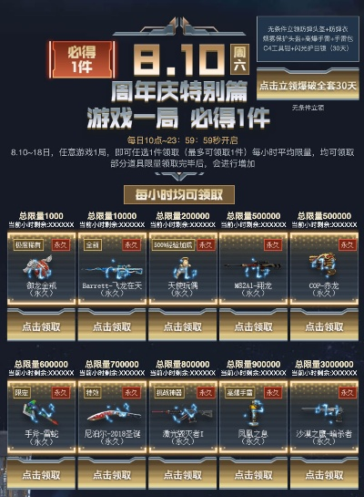 cf八月活动大全