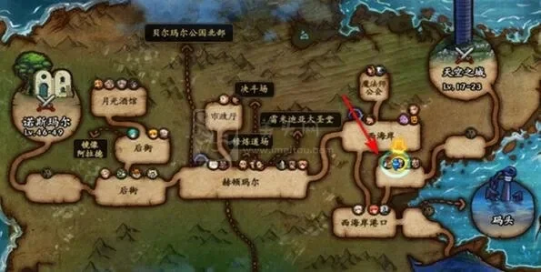 新版地下城吟荷在哪里-新版吟荷位置指南