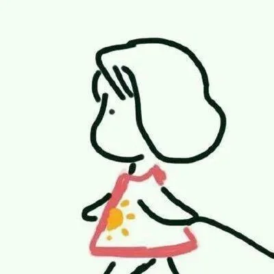 卡通一人牵狗情侣头像-卡通情侣牵狗头像