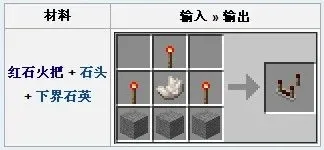 我的世界红石比较器怎么做-我的世界红石比较器制作方法