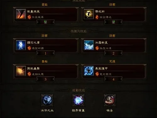 暗黑3法师技能组合-暗黑3法师技能策略