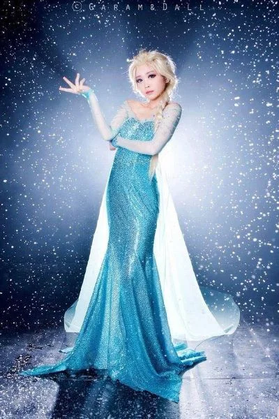 艾莎婚纱装扮(Elsa-艾莎婚纱装扮冰雪礼服秀