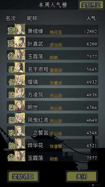 放置江湖攻略门派-放置江湖门派攻略
