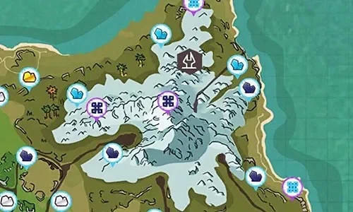 创造与魔法水晶矿石分布图最新-创造魔法水晶分布图