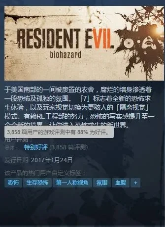 生化危机7多少钱