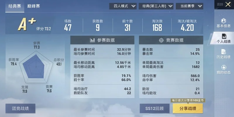 和平精英kd值在哪看个人kd值查看方法分享