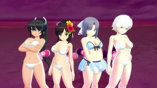 闪乱神乐沙滩戏水去圣光全攻略