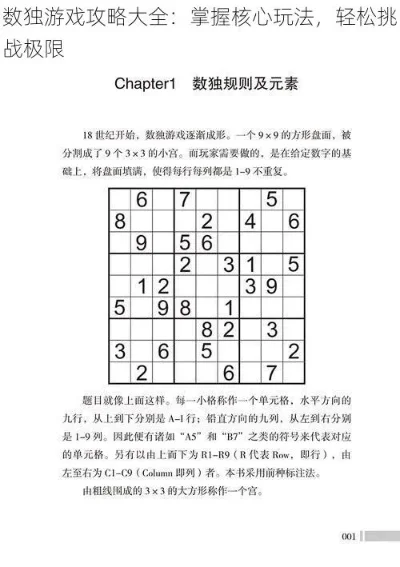 经典数独游戏攻略综合篇-数独攻略技巧总结