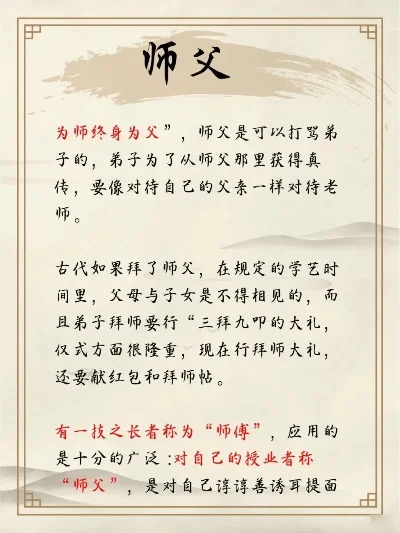 师傅的师父叫什么-游戏传承链揭秘