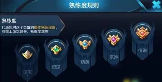 王者荣耀快速刷熟练度-多练英雄速提升