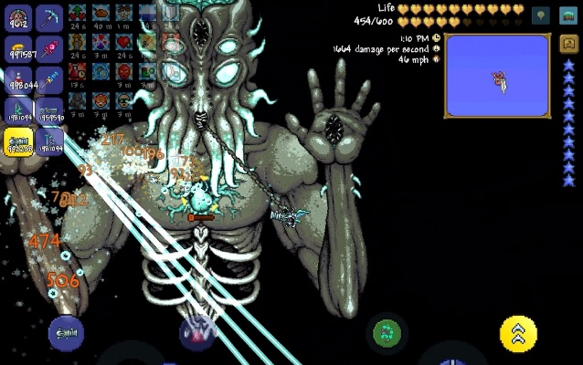 泰拉瑞亚测试伤害的人偶