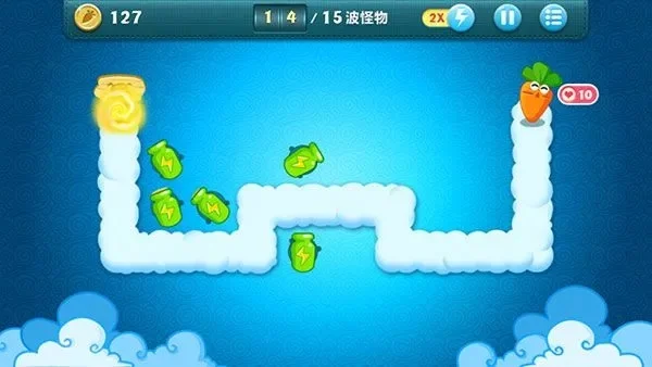 保卫萝卜1小游戏-策略塔防乐趣多