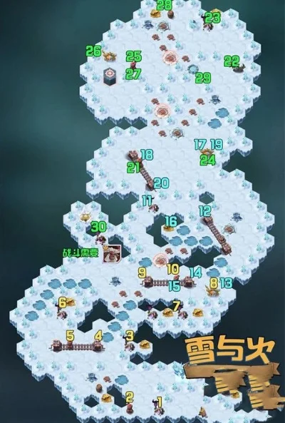 剑与远征雪与火攻略通关路线图-剑与远征雪与火通关攻略