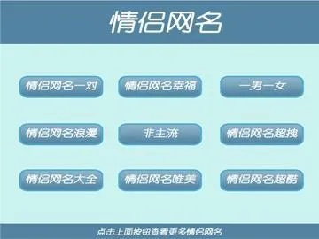 网页游戏情侣名字排行榜TOP10与创意指南